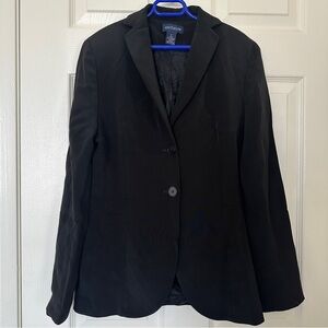 Ann Taylor Women’s Blazer - Sz 4 - Black 2-Button Tailored Work Jacket Classic